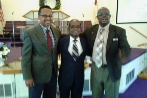 Pastors Sylvien and Ricks, Deacon Parker