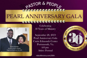 Pearl Anniversary 30th Victory Celebration Guest Speaker